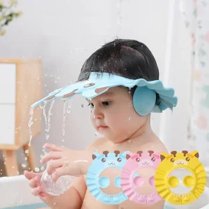 Adjustable Baby Shower Cap for Safe Bathing