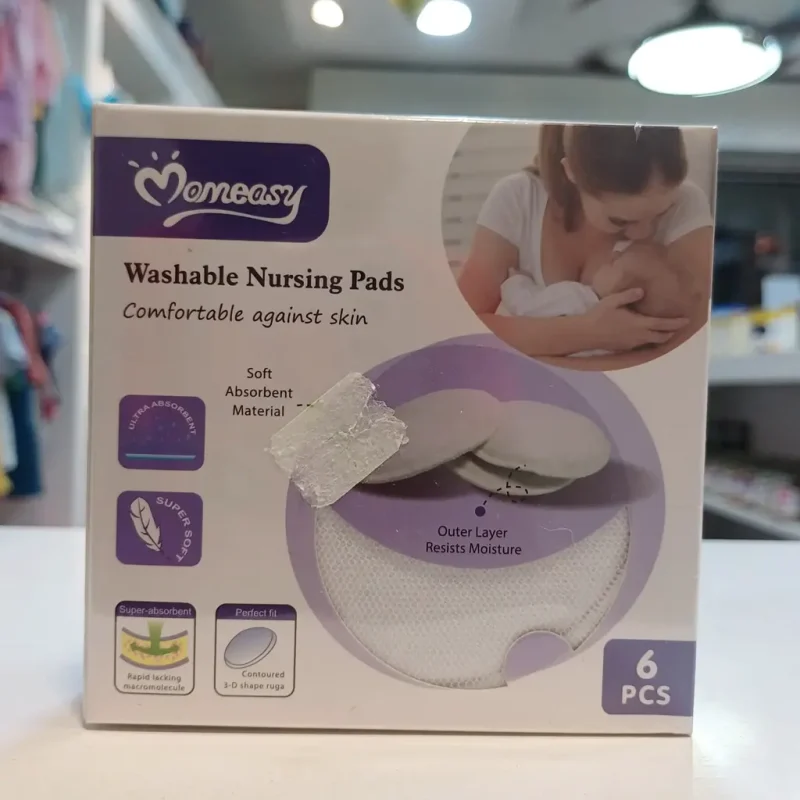 Momeasy Washable Nursing Pads 6Pcs