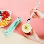 Baby Double Head Fruit Puree Silicone Spoon
