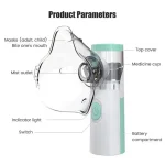 Portable Mesh Nebulizer For Adult & Baby