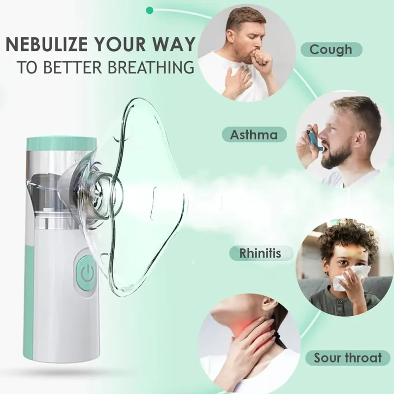 Portable Mesh Nebulizer For Adult & Baby