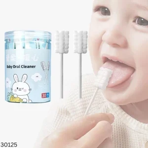 Baby Cotton Swab Mouth Tongue Cleaner