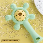Baby Rattle Teether Silicone Toy