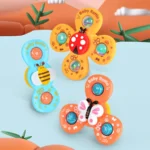 Baby Spinner Bath Toy Set with Suction 3pcs