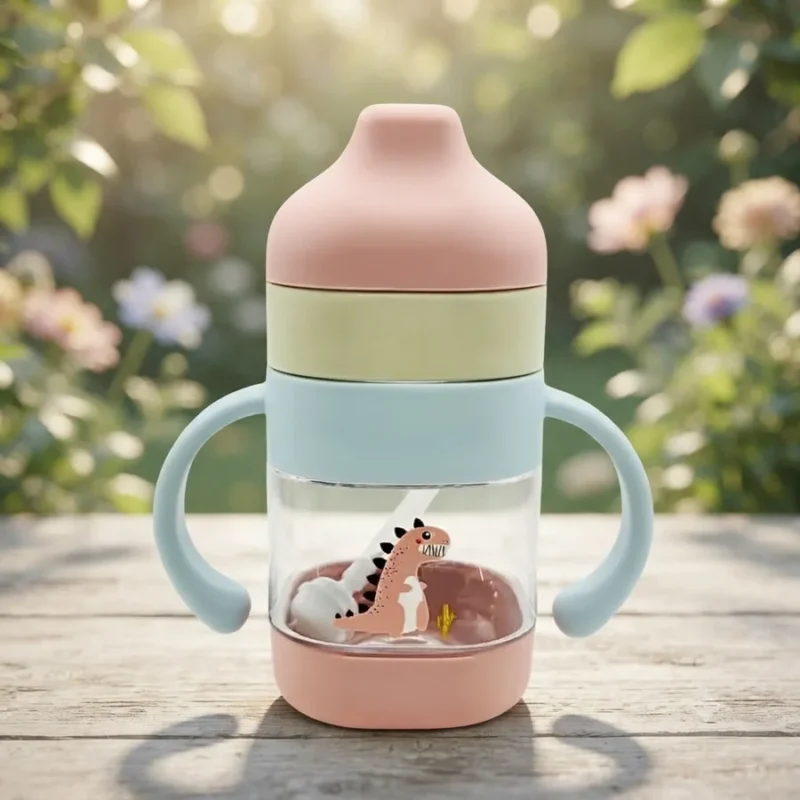 Drop Resistant Cute Dino Baby Mum Pot