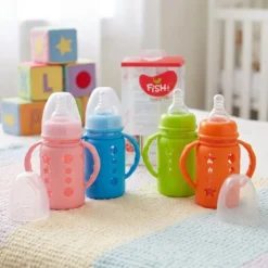 Fish Glass Feeder Bottle for Baby